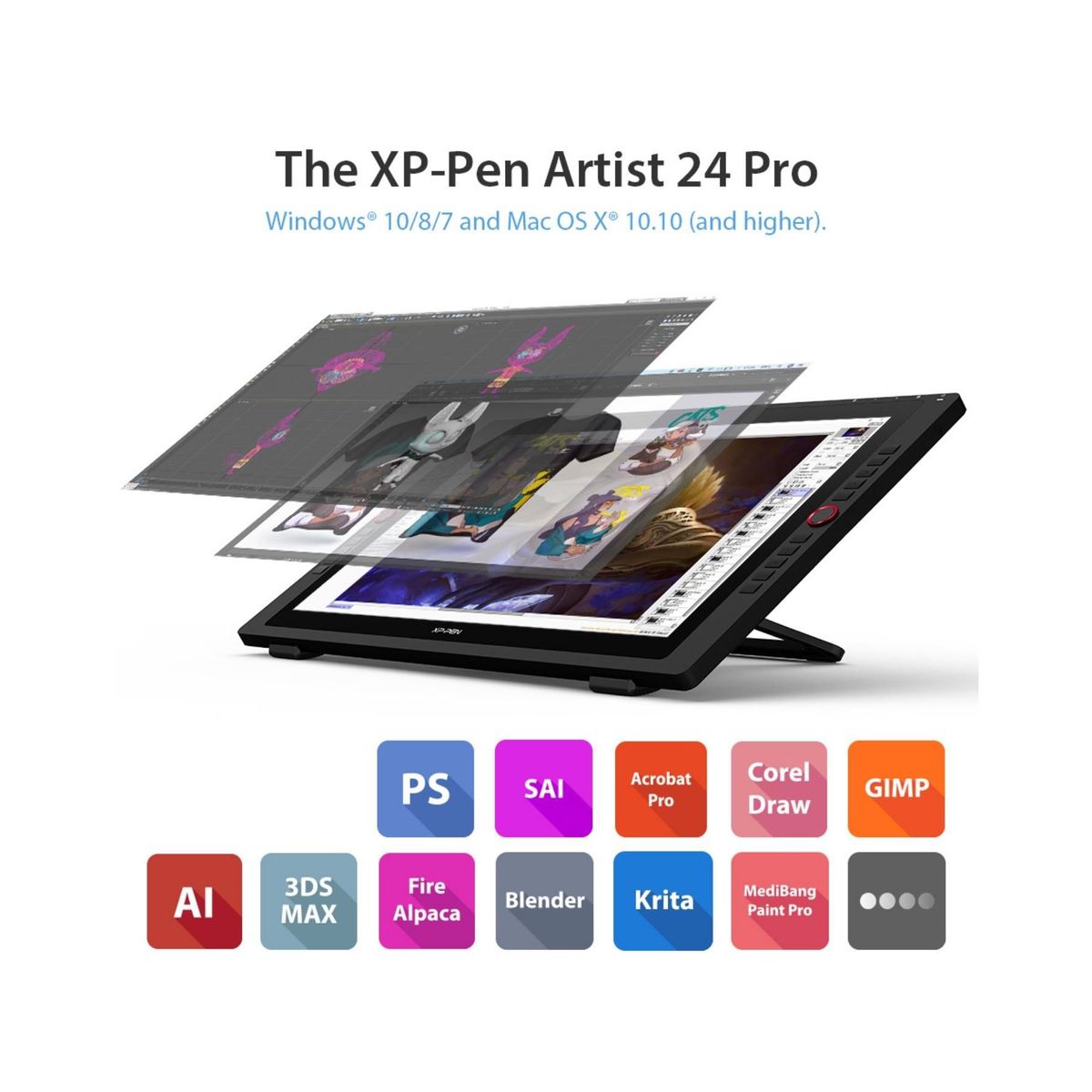 XP PEN - Pantalla Gráfica XP-Pen Artist 24 Pro 2K