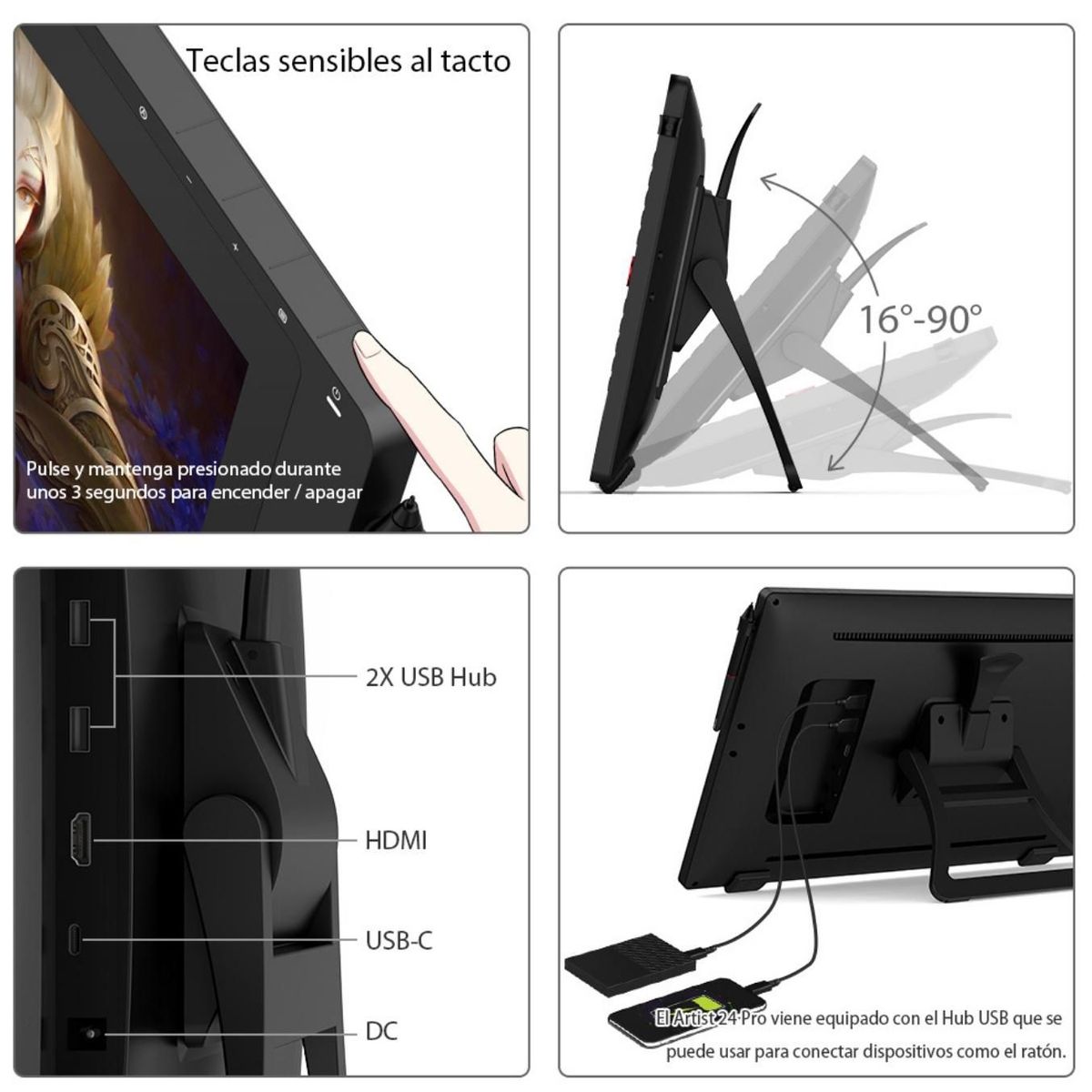 XP PEN - Pantalla Gráfica XP-Pen Artist 24 Pro 2K