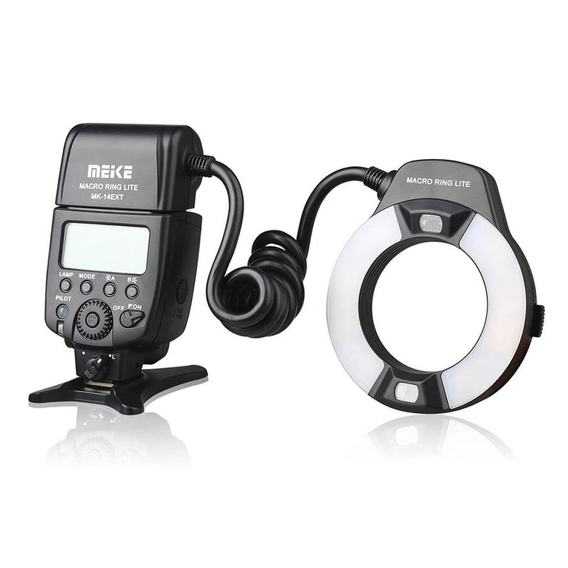 GENERICO - Ring Flash Meike MK-14EXT automático para Canon