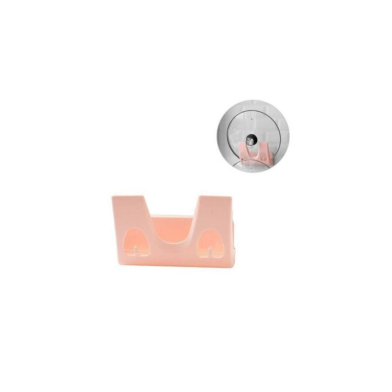 GENERICO - Colgador Soporte Para Tapas Tablas De Cocina Adhesivo - Rosado