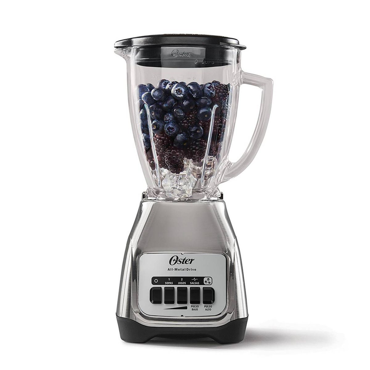 OSTER - Oster Licuadora 1.5 L  Silver 2 Velocidades + pulso BLSTKAGNPB053