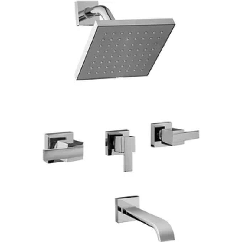 VAINSA - Mezcladora para ducha tina modena con salida hecho en bronce Vainsa