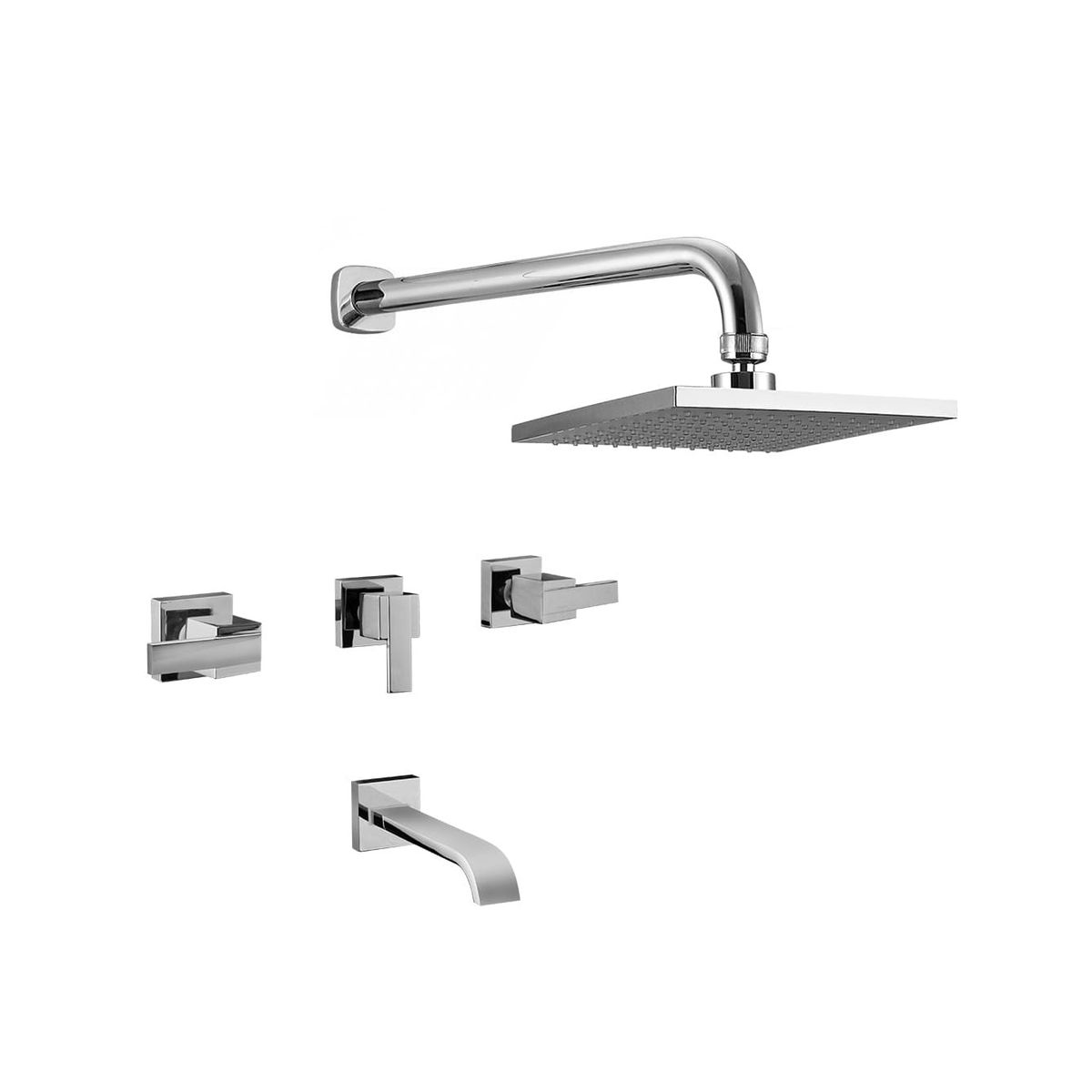 VAINSA - Mezcladora para ducha tina modena con salida hecho en bronce Vainsa