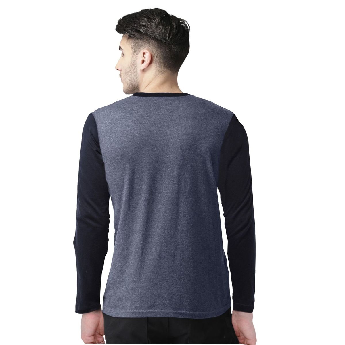 SWISS LORD - POLO MANGA LARGA - SWISS LORD - AZUL NAVY ACERO JASPE