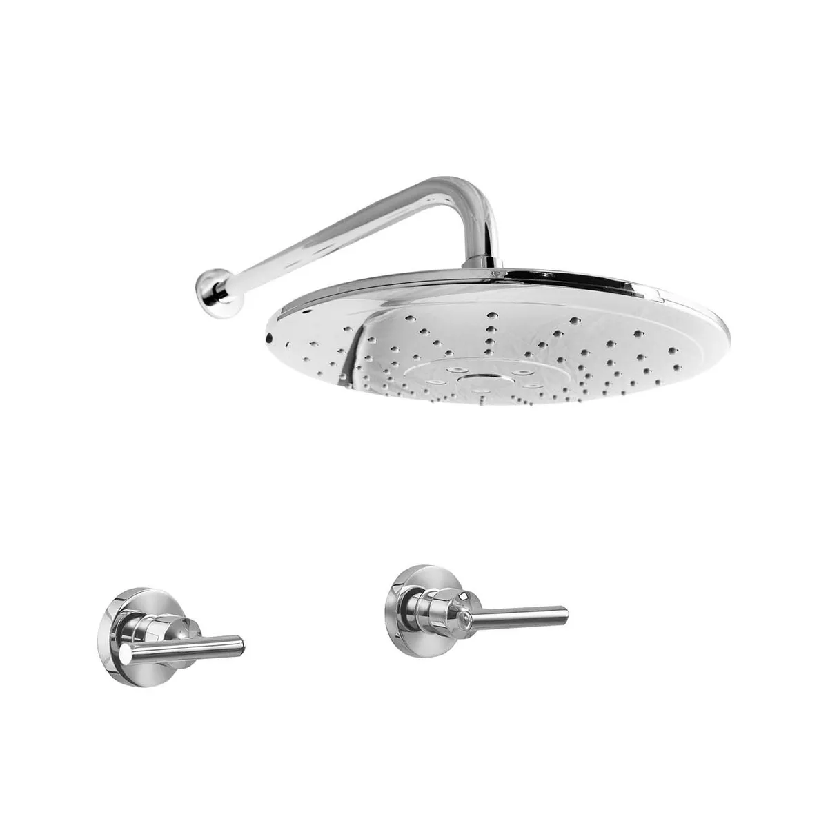 VAINSA - Mezcladora para ducha night con salida minimalista con botón Vainsa