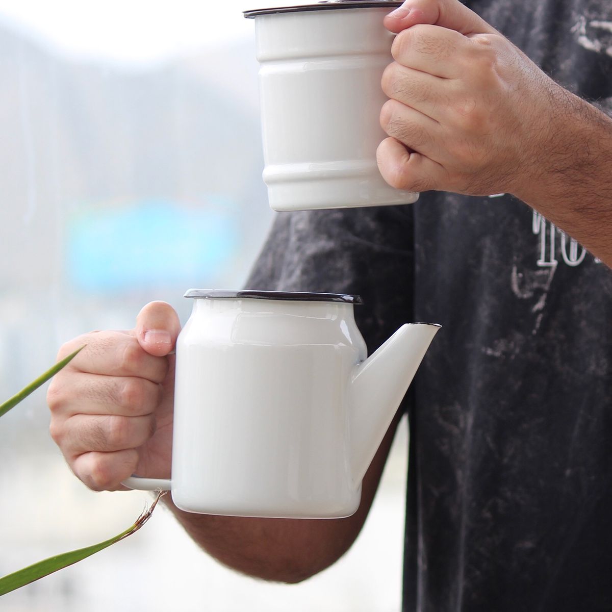 LIMA CON CAFEINA - Cafetera gota a gota RECORD 2 piezas para café - COFFEE MAKER