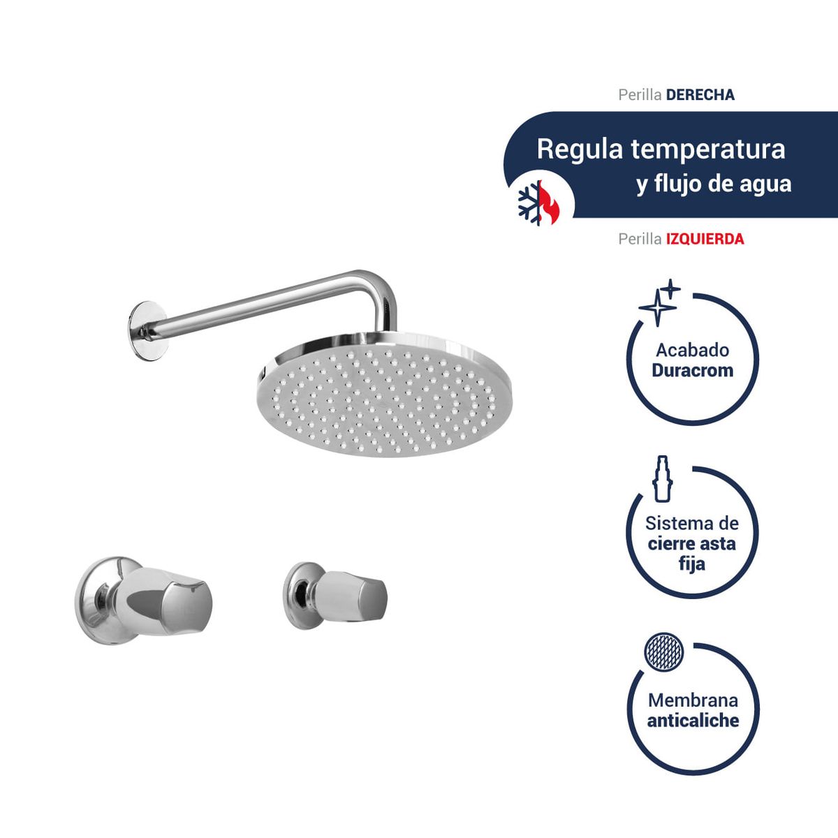 VAINSA - Mezcladora de Ducha Avante Con Salida Morgan Vainsa