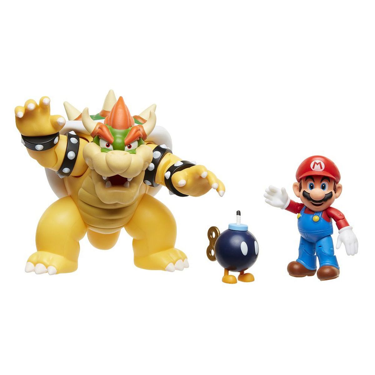 JAKKS PACIFIC - Set Super Mario Batalla de Lava Bowser vs Mario Bros