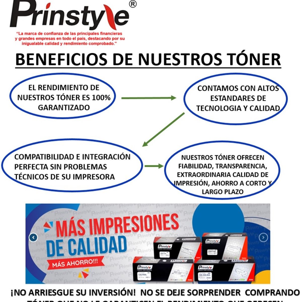 GENERICO - TONER DE 3.000 PÁG 85A PRINSTYLE CE285A  -ALTO RENDIMIENTO-