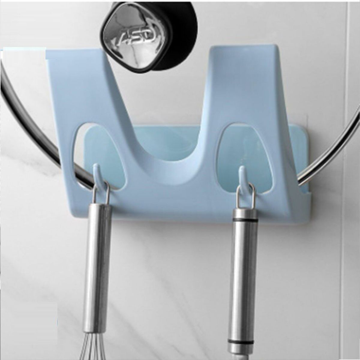 GENERICO - Colgador Soporte Para Tapas Tablas De Cocina Adhesivo - Celeste