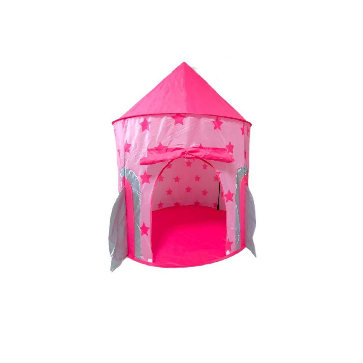 GENERICO - Carpa Castillo Cohete Rosado Armable para Niñas