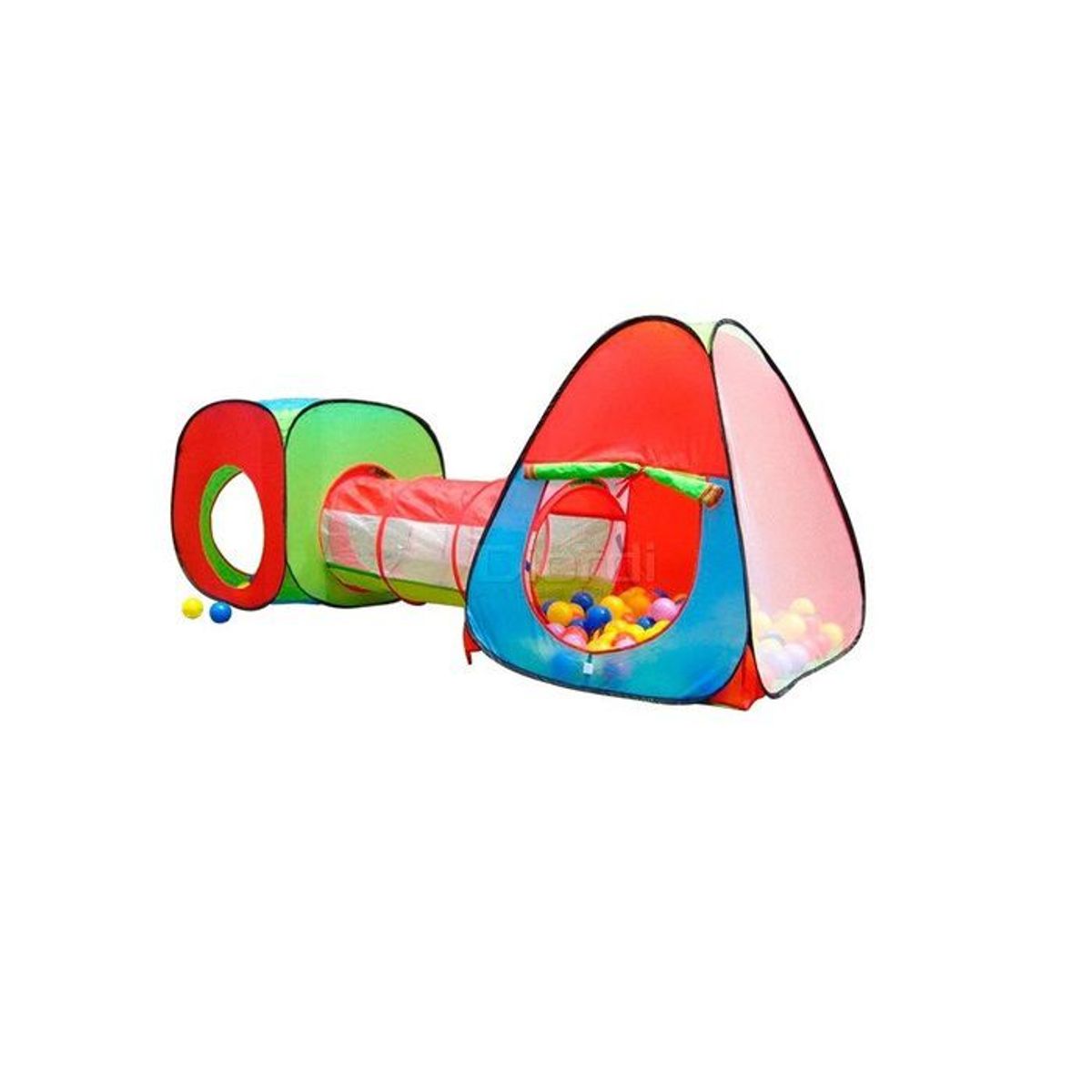 GENERICO - Carpita Circuito 3 en 1 con doble entrada