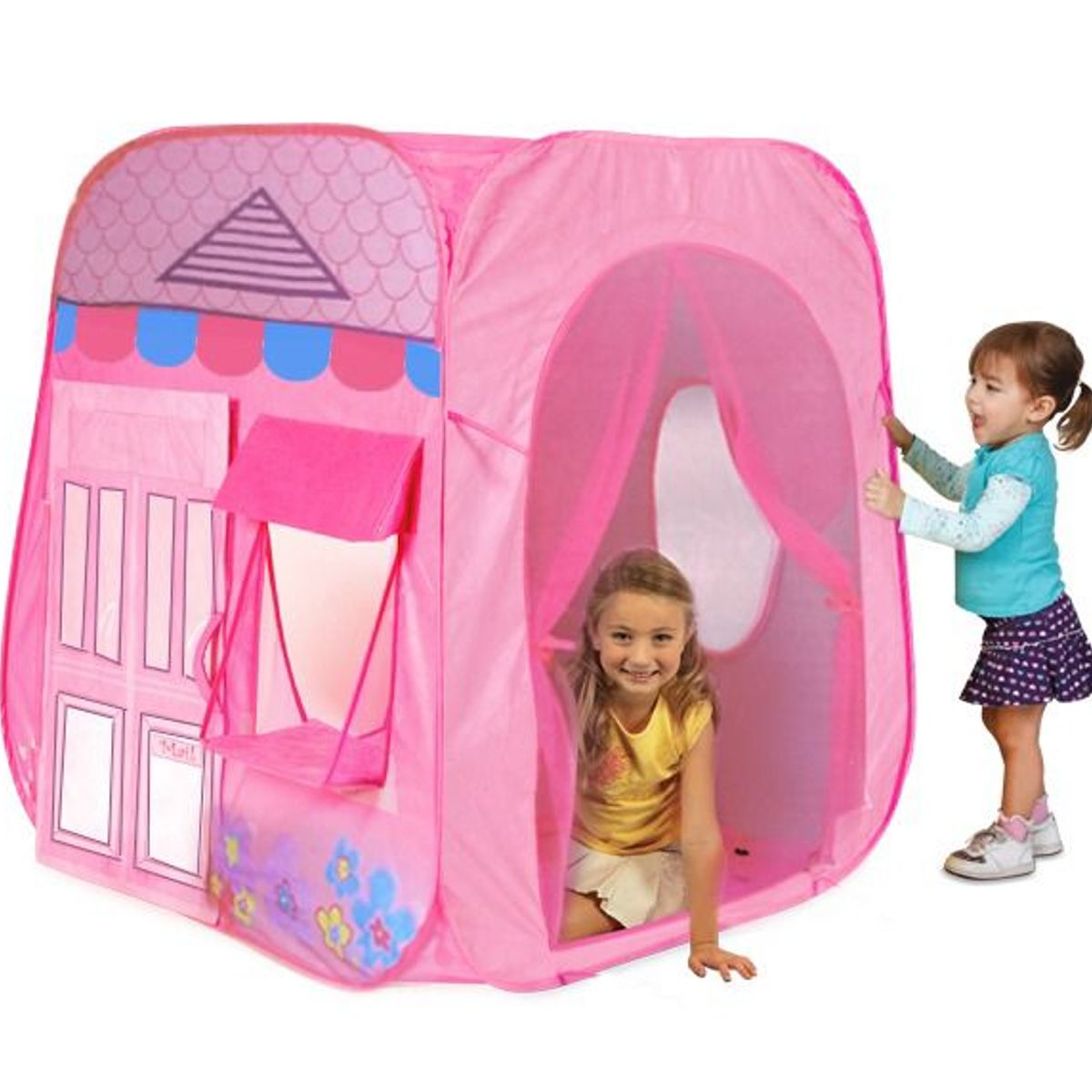 GENERICO - Casa Armable Para Niñas Modelo Boutique - Rosado