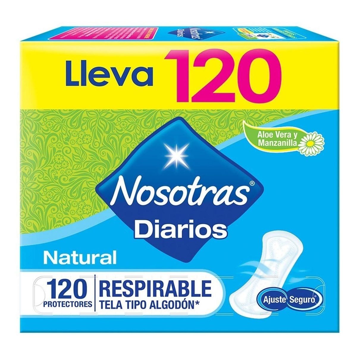 NOSOTRAS - Protectores Diarios Nosotras Respirable 120un