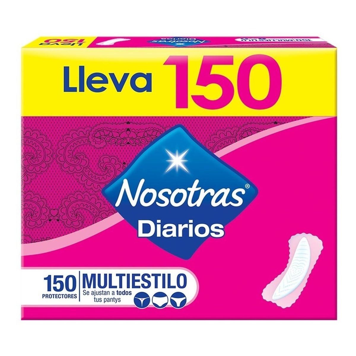NOSOTRAS - Protectores Diarios Nosotras Multiestilos 150un