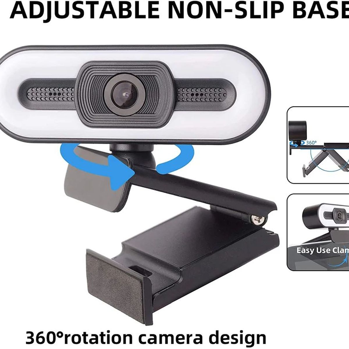 OEM - WebCam 4K Resolución Real 8MP UHD 3840x2160 con Micrófono