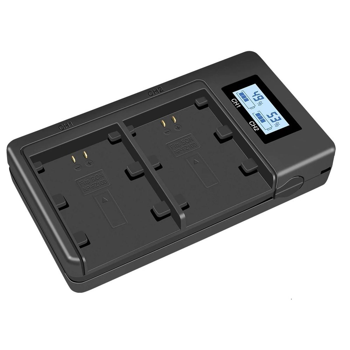 GENERICO - Cargador NP-F970 Doble con Pantalla