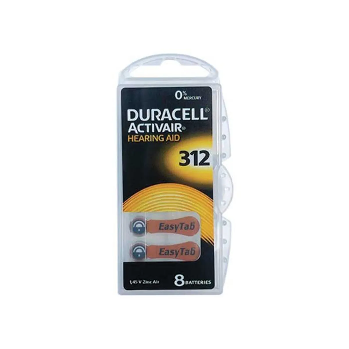 DURACELL - PILAS PARA AUDIFONOS MEDICADOS DURACELL 312 x 8 PILAS