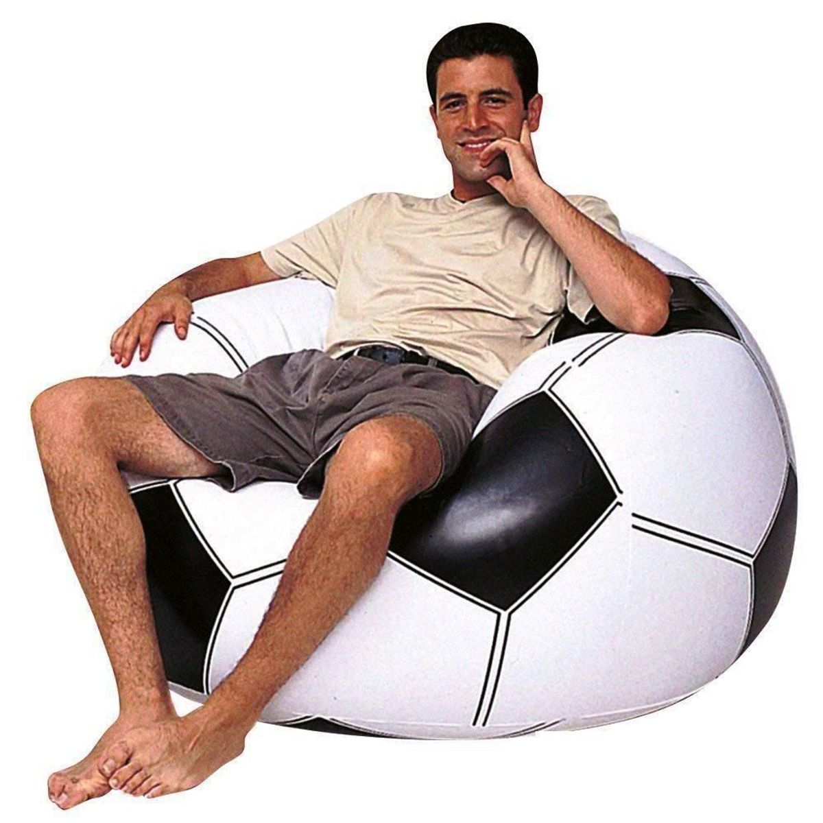 BESTWAY - Sillón Inflable  de pelota Futbol - Bestway