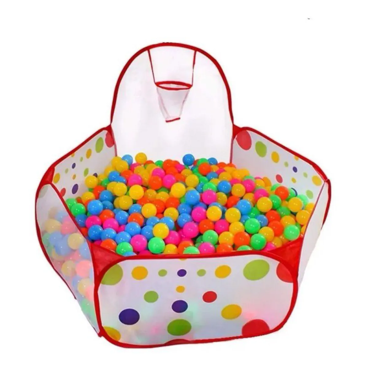 GENERICO - Piscina De Tela Para Pelotas Rojo