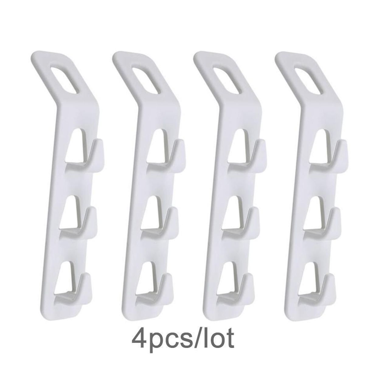 GENERICO - Organizador de Ganchos de Ropa pack de 04 ganchos