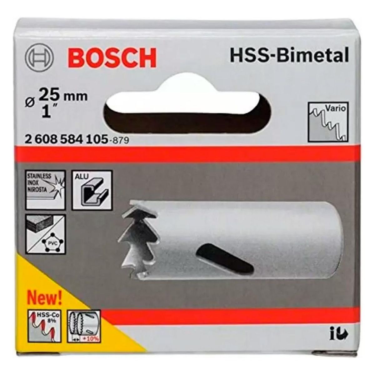 BOSCH - Sierra copa bosch cobaltada bimetal 25mm  1"