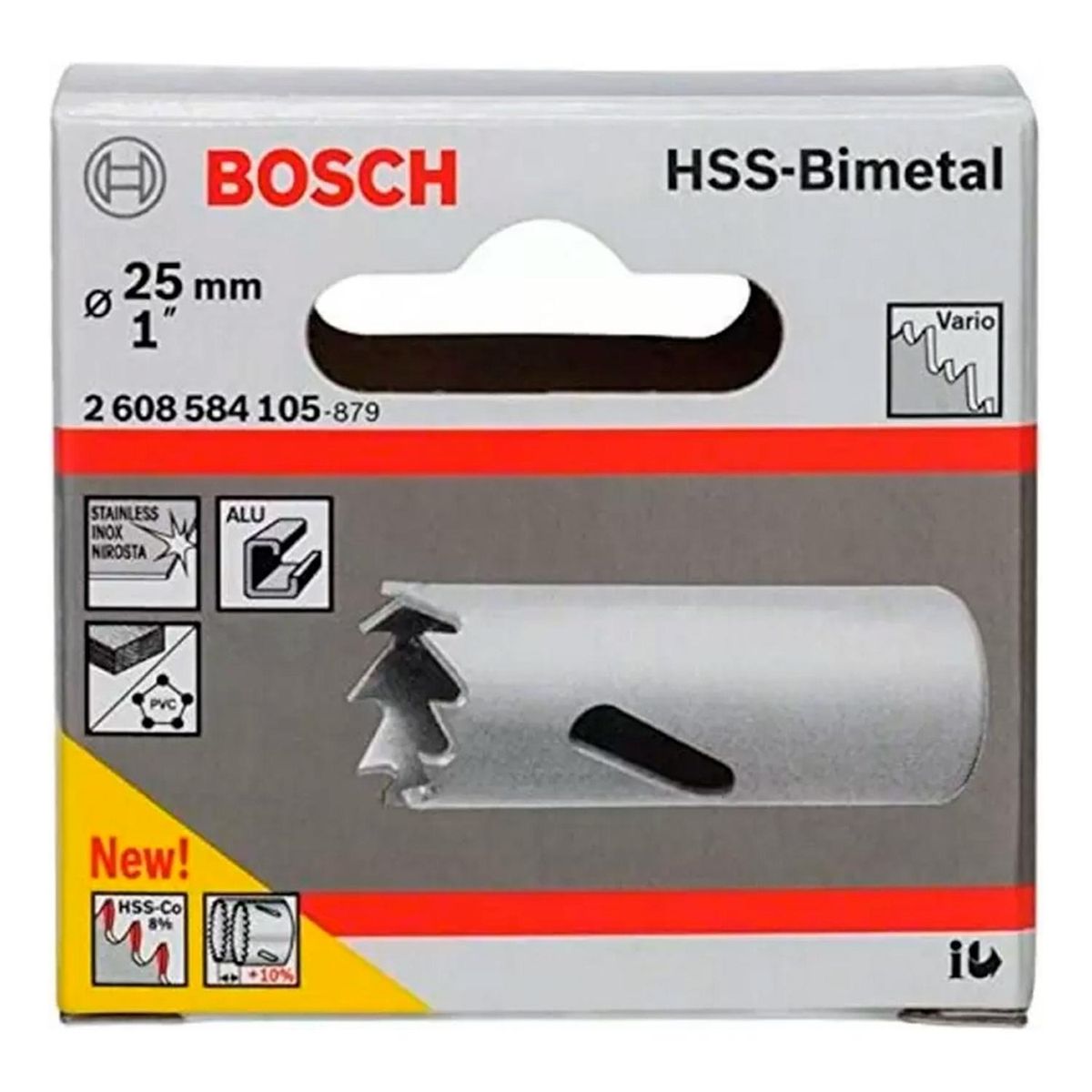 BOSCH - Sierra copa bosch cobaltada bimetal 25mm  1"