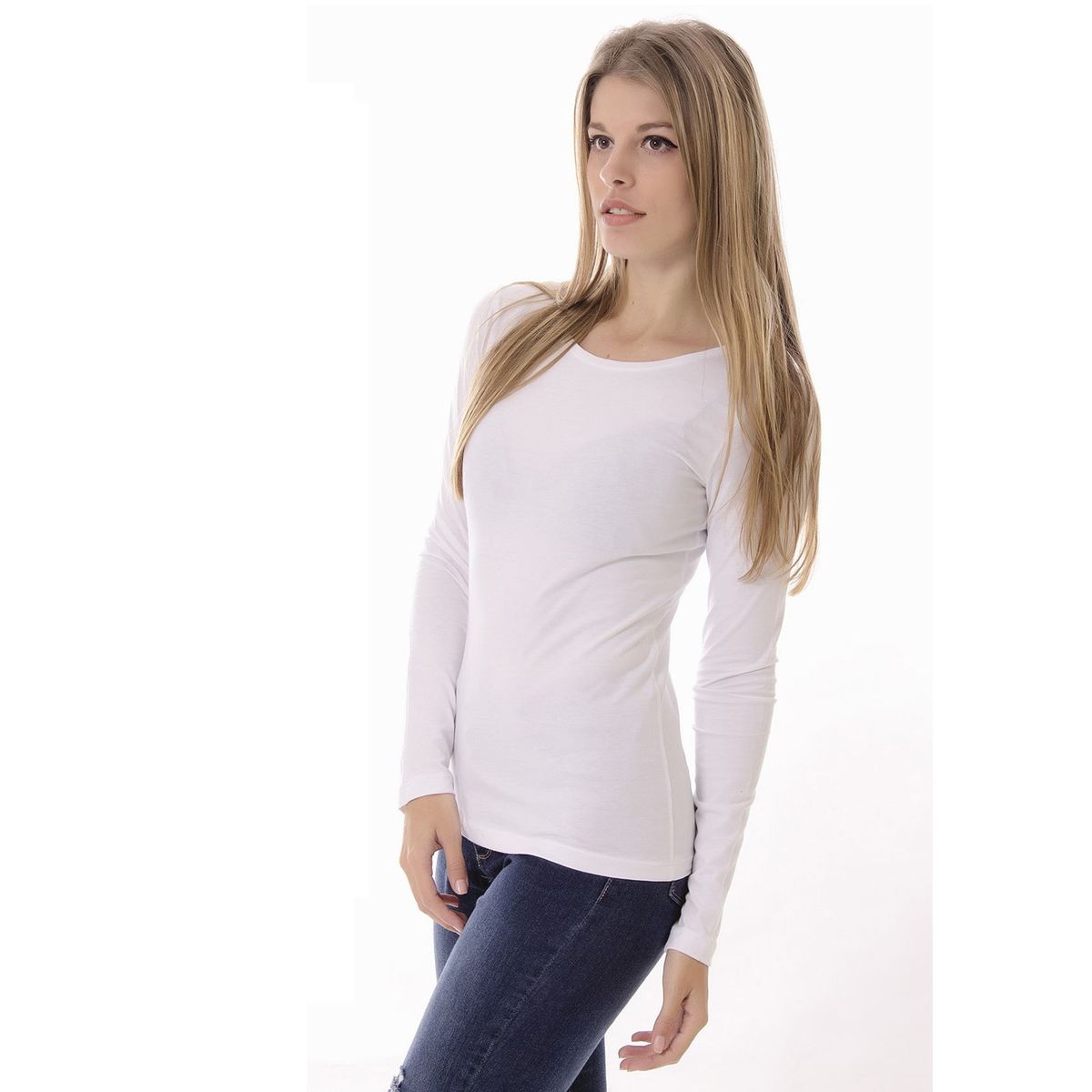 SWISS LORD - Polo Manga Larga para Mujer