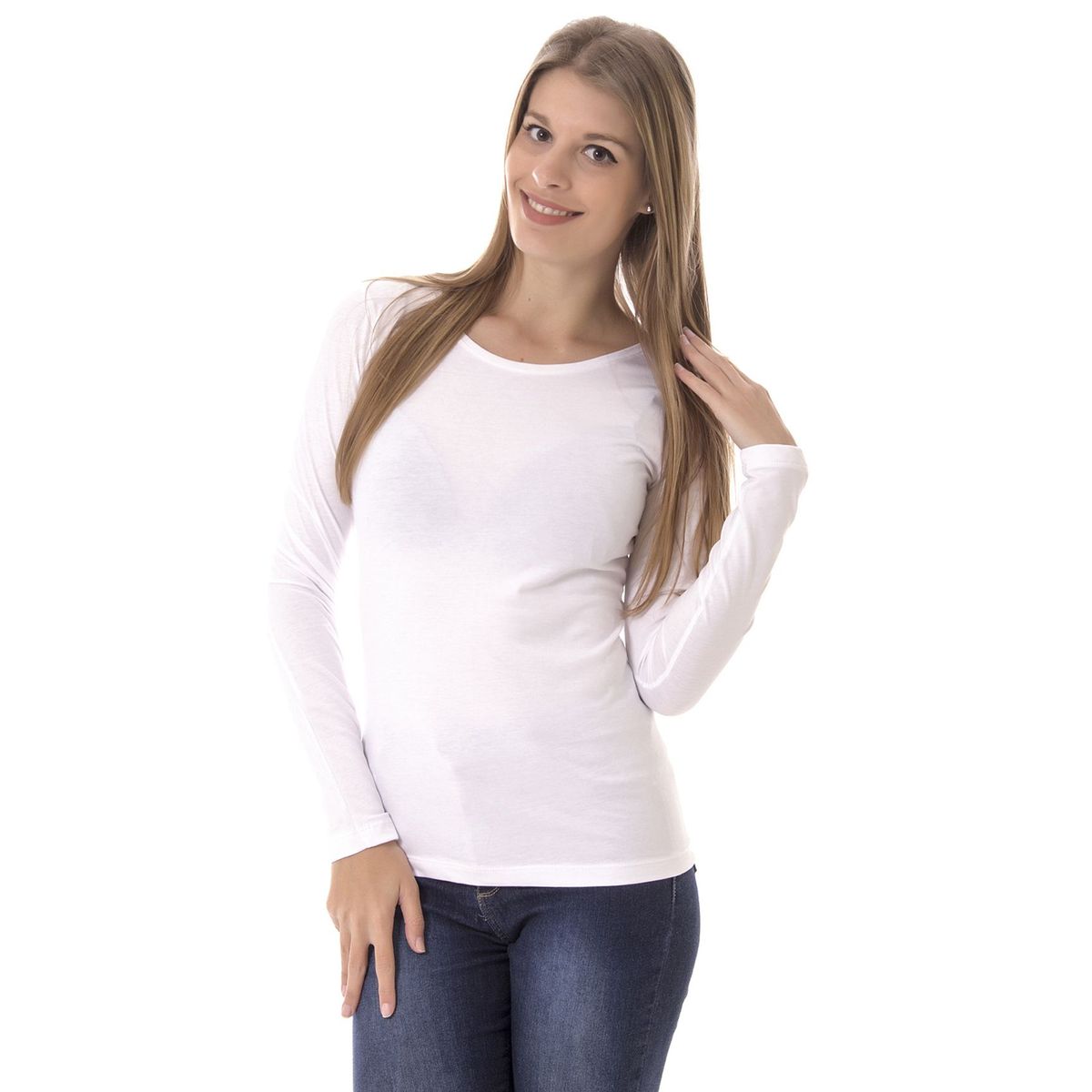 SWISS LORD - Polo Manga Larga para Mujer