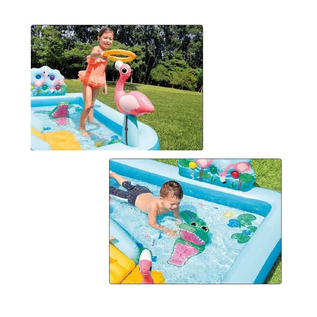 INTEX - Piscina Inflable Juegos Aventura Acuática en la Jungla