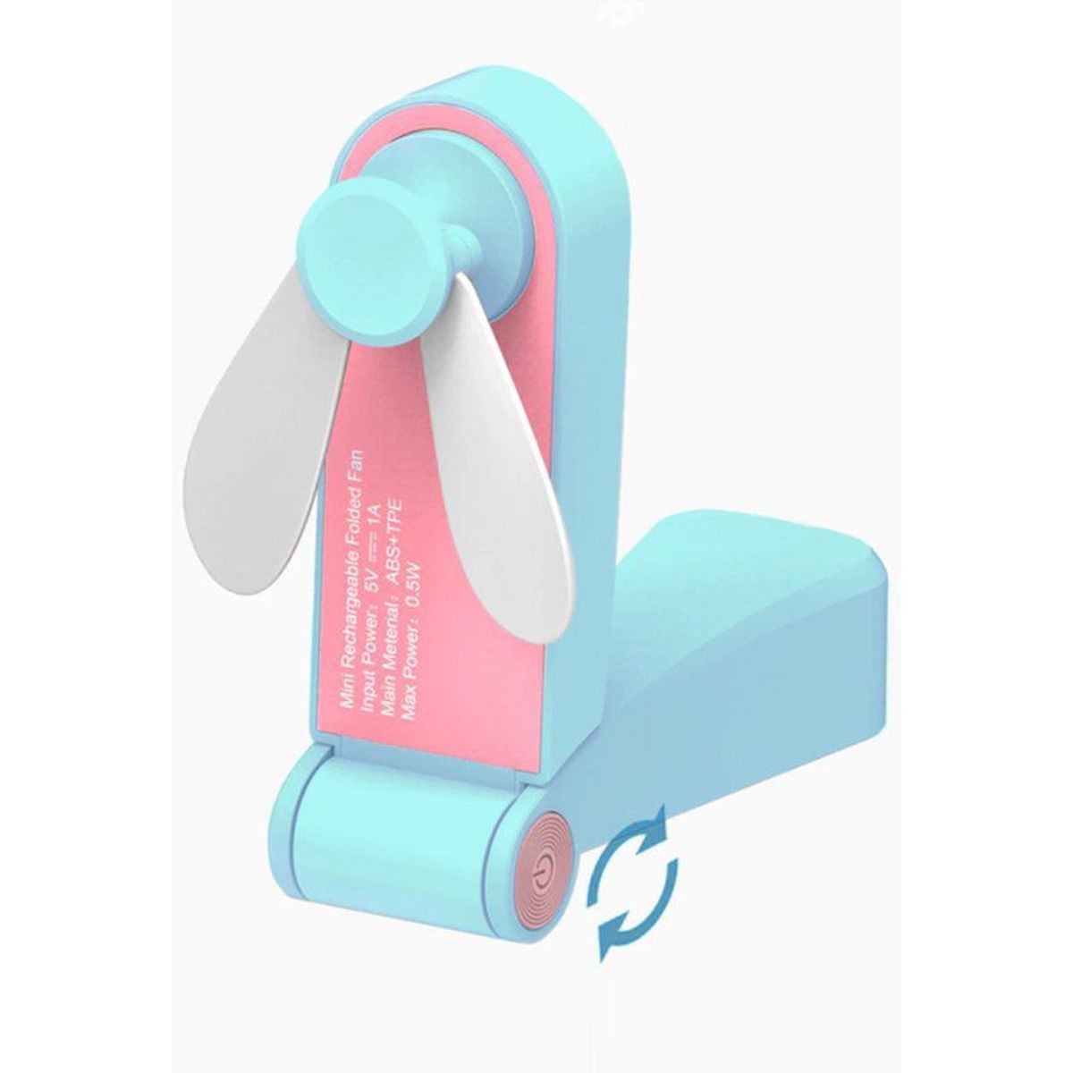 GENERICO - Mini ventilador recargable portátil de bolsillo kt-m1