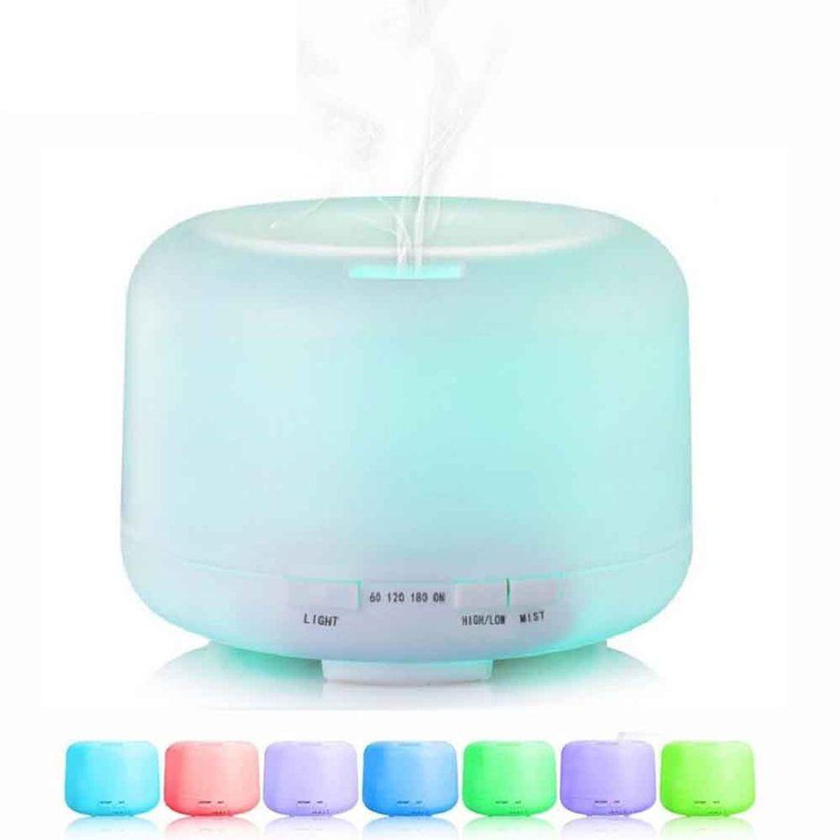 NEO DIGITAL - Humidificador con Luz LED Multicolor Difusor de Aromaterapia 500ml
