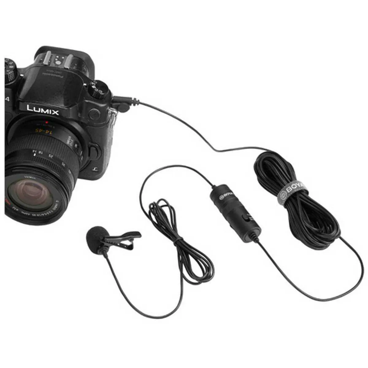 BOYA - Micrófono Pechero de 6m Solapero Lavalier Boya BY-M1