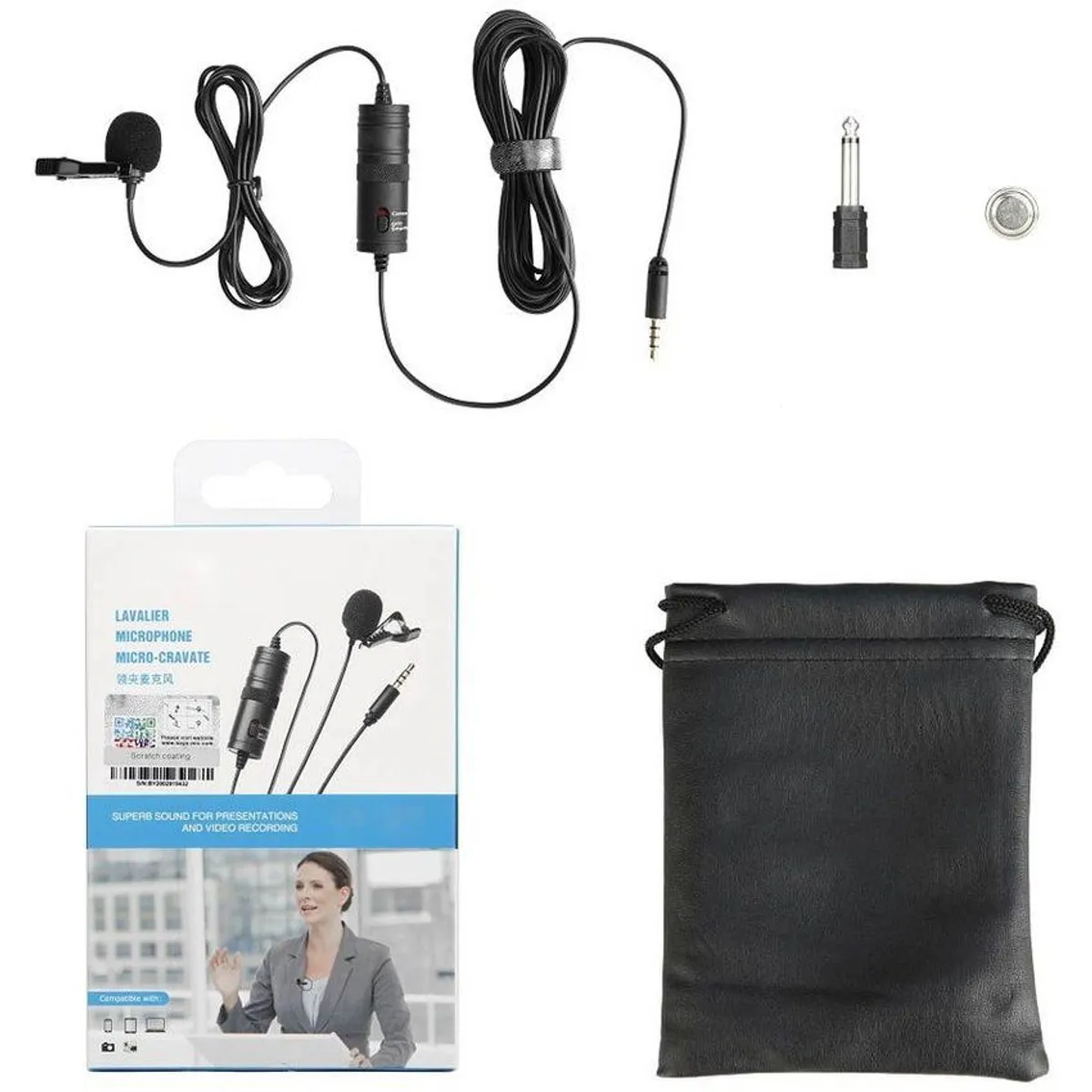 NEO DIGITAL - Micrófono pechero solapero lavalier camaras dslr celulares