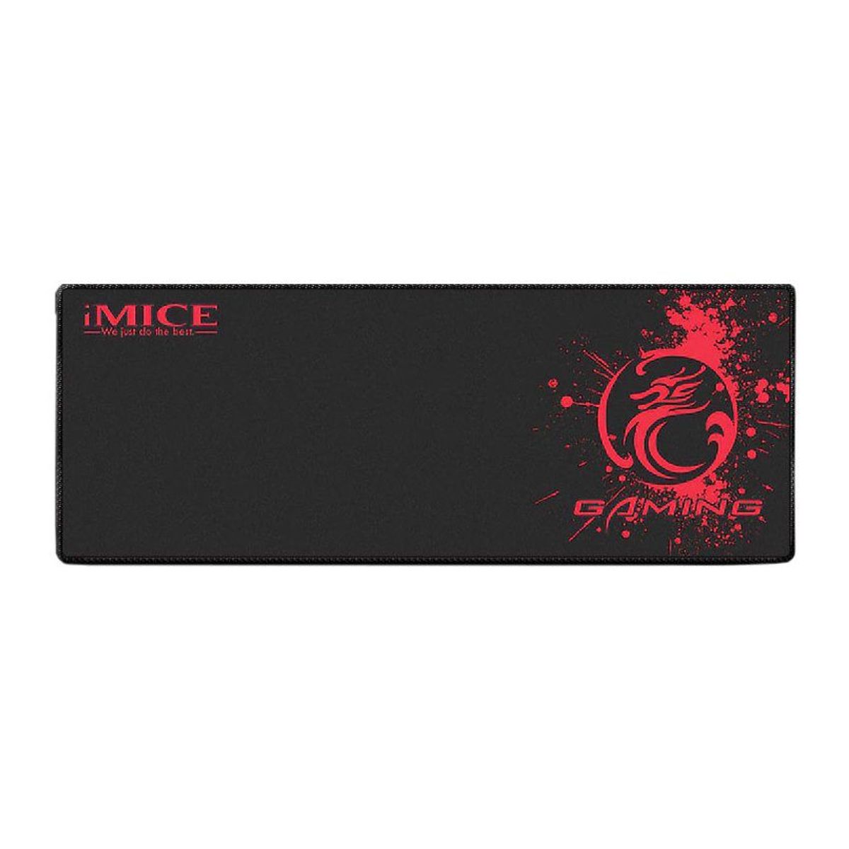 GENERICO - Mouse pad gamer imice antideslizante 80 x 30cm pd-03 rojo