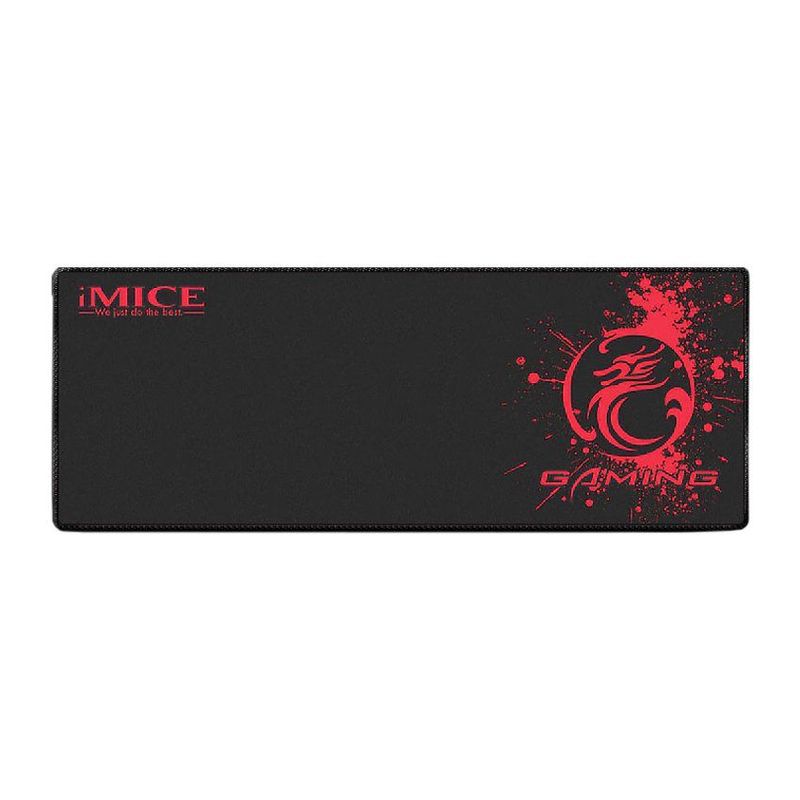 GENERICO - Mouse pad gamer imice antideslizante 80 x 30cm pd-03 rojo