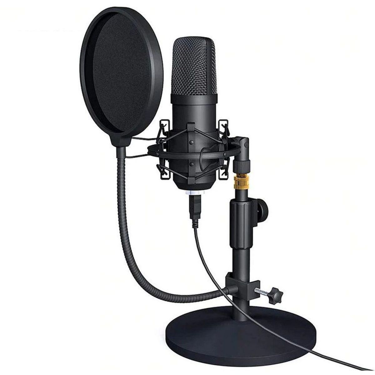 NEO DIGITAL - Micrófono condensador usb con filtro anti pop bm700b