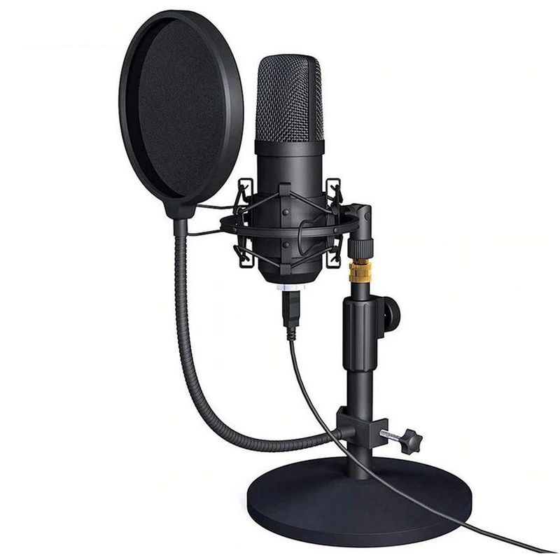 NEO DIGITAL - Micrófono condensador usb con filtro anti pop bm700b