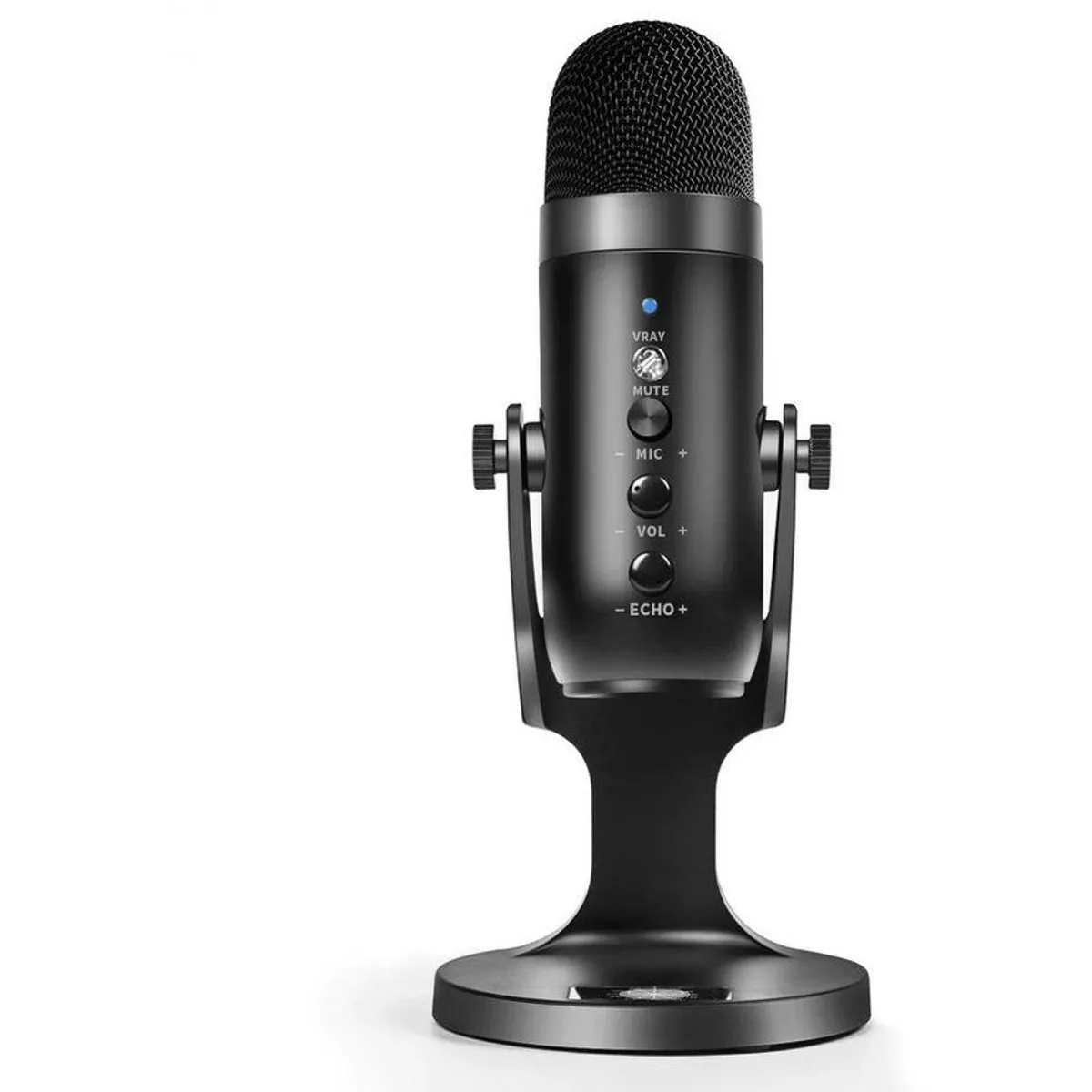 OEM - Microfono condensador MU900 USB soporte base estudio pc