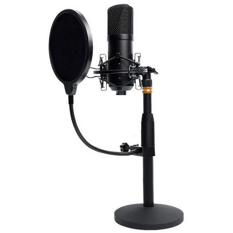 NEO DIGITAL - Kit micrófono condensador usb con filtro anti pop bm700a