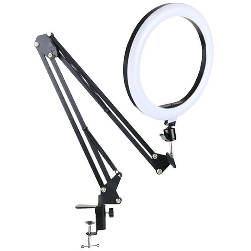 NEO DIGITAL - Aro anillo de luz led 26cm estudio fotográfico  brazo soporte cr02