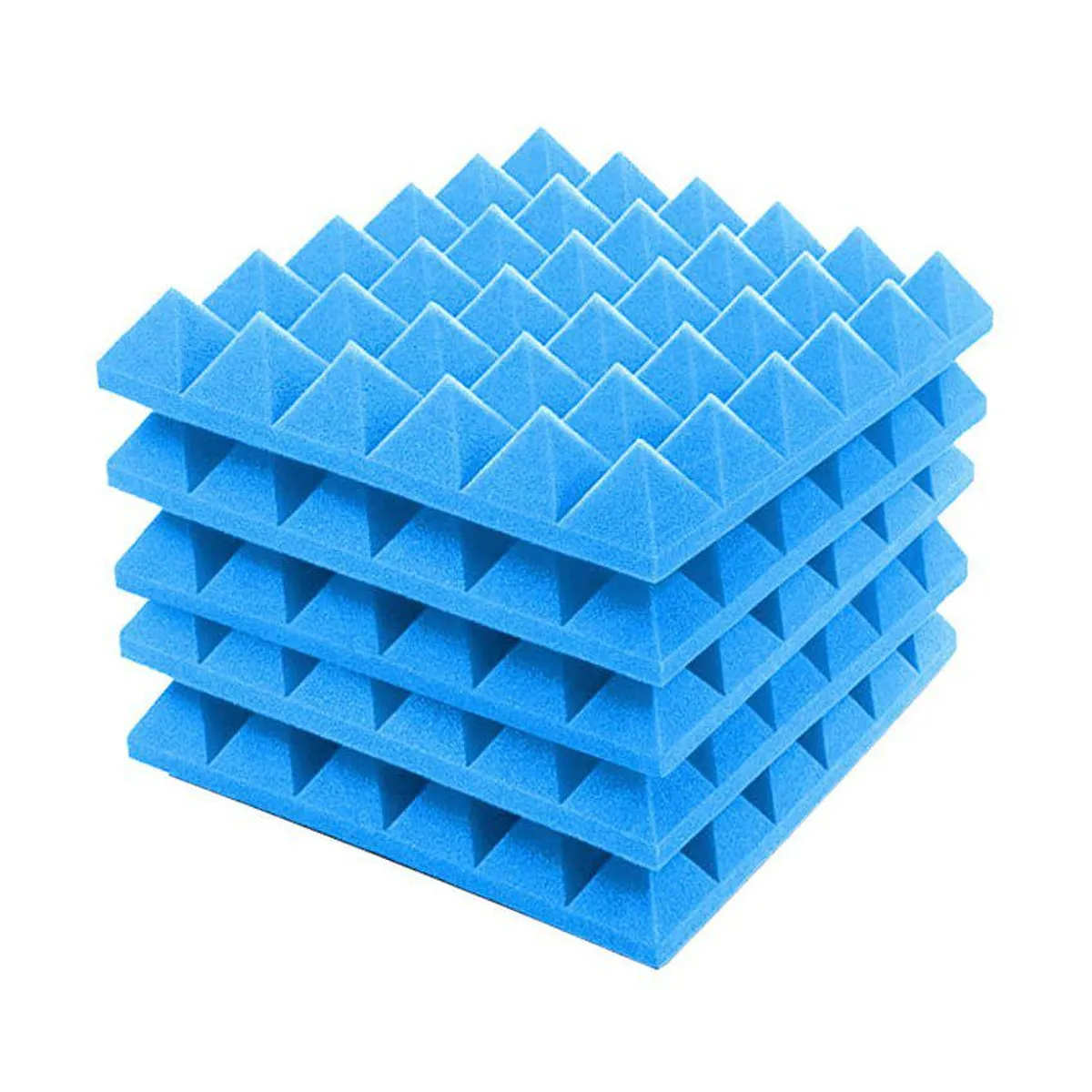 GENERICO - 12 piezas Panel Acústico 3D Espuma Acústica Profesional ms01 - Azul
