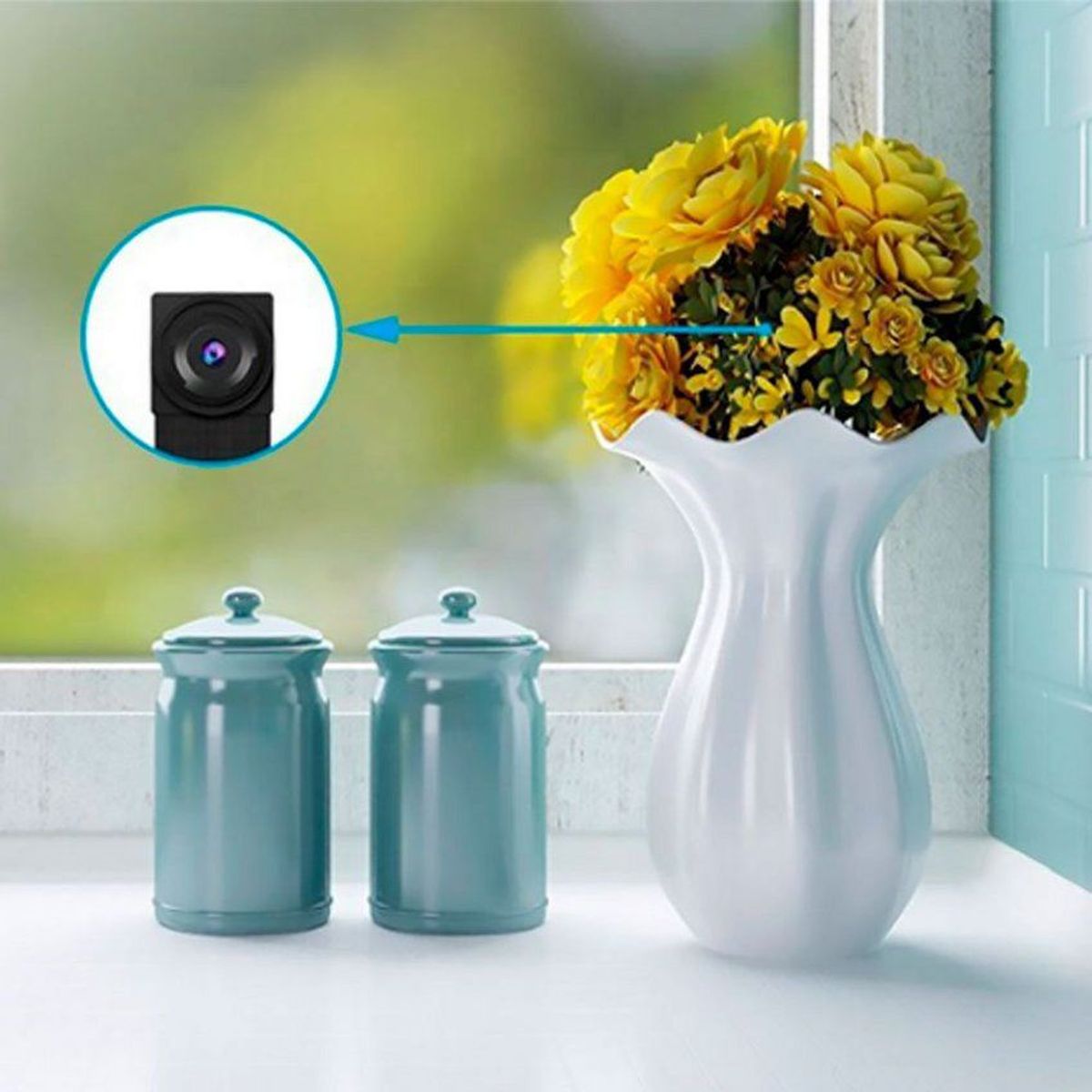 NEO DIGITAL - Cámara de video espía HD wifi ip p2p modulo s06