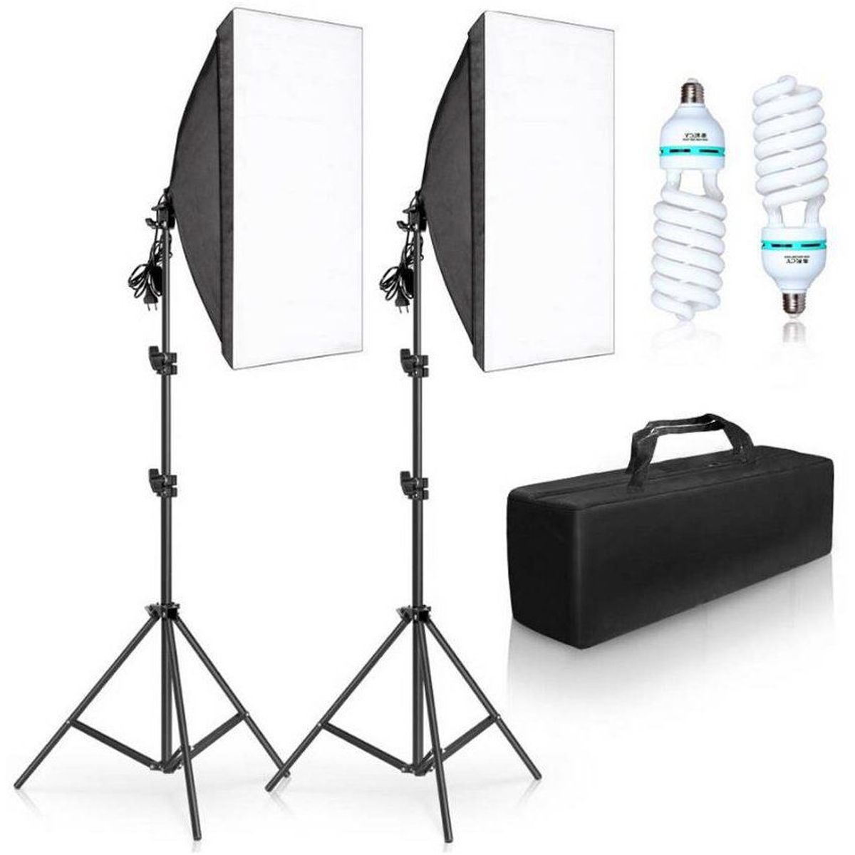 NEO DIGITAL - Kit Iluminación y Parante Socket Softbox para Fotografía