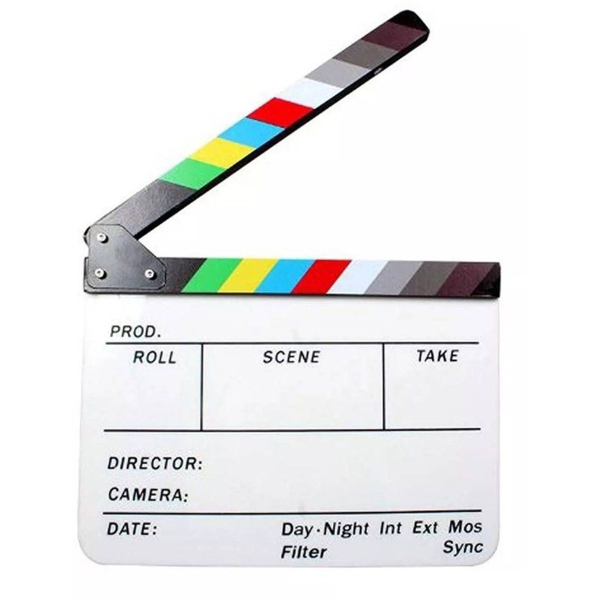 NEO DIGITAL - Claqueta Acrilica Magnetica Video Clapper Producciones Cine
