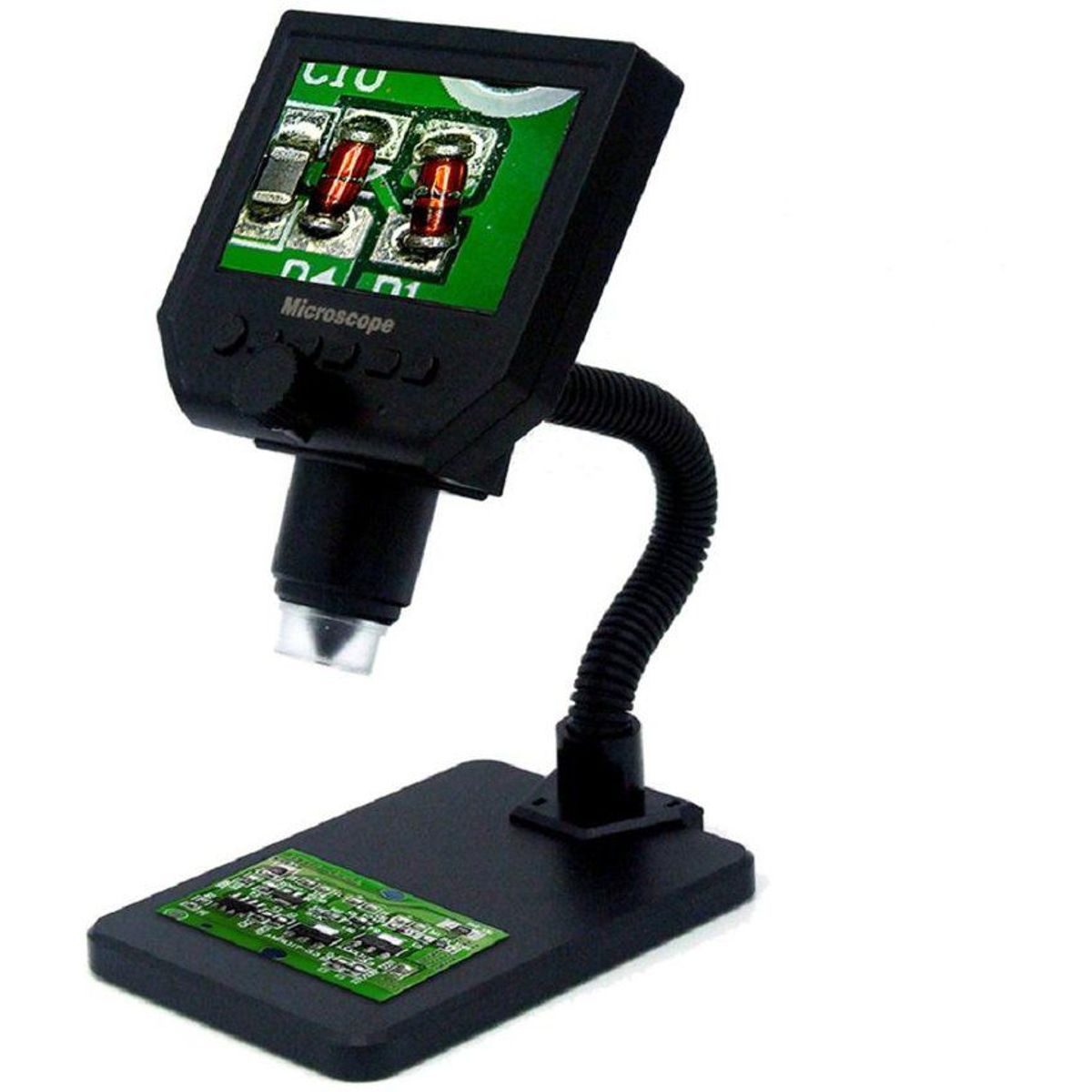 NEO DIGITAL - Microscopio Digital Lupa Portátil 4,3 LCD 1-600x G600b