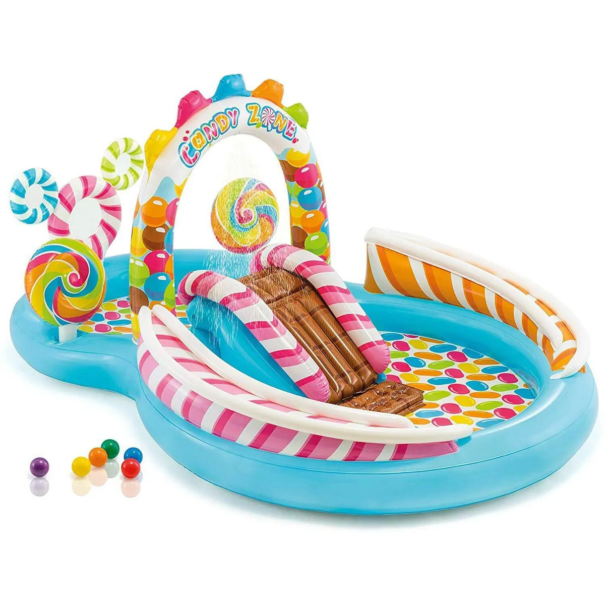 INTEX - Piscina Inflable de juegos Candy Zone - Intex