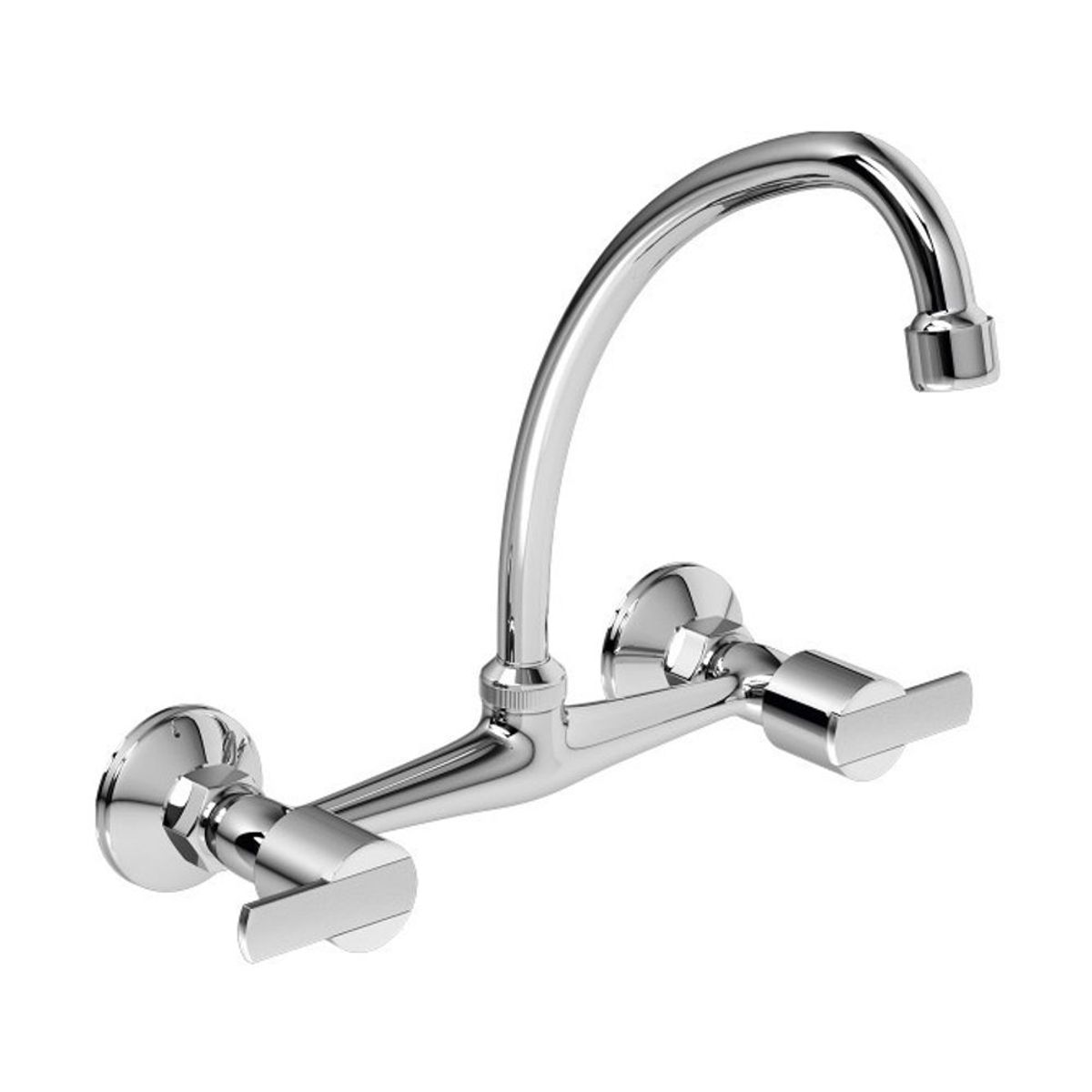 ITALGRIF - Mezcladora para lavadero a la pared buzios lever cromado Italgrif