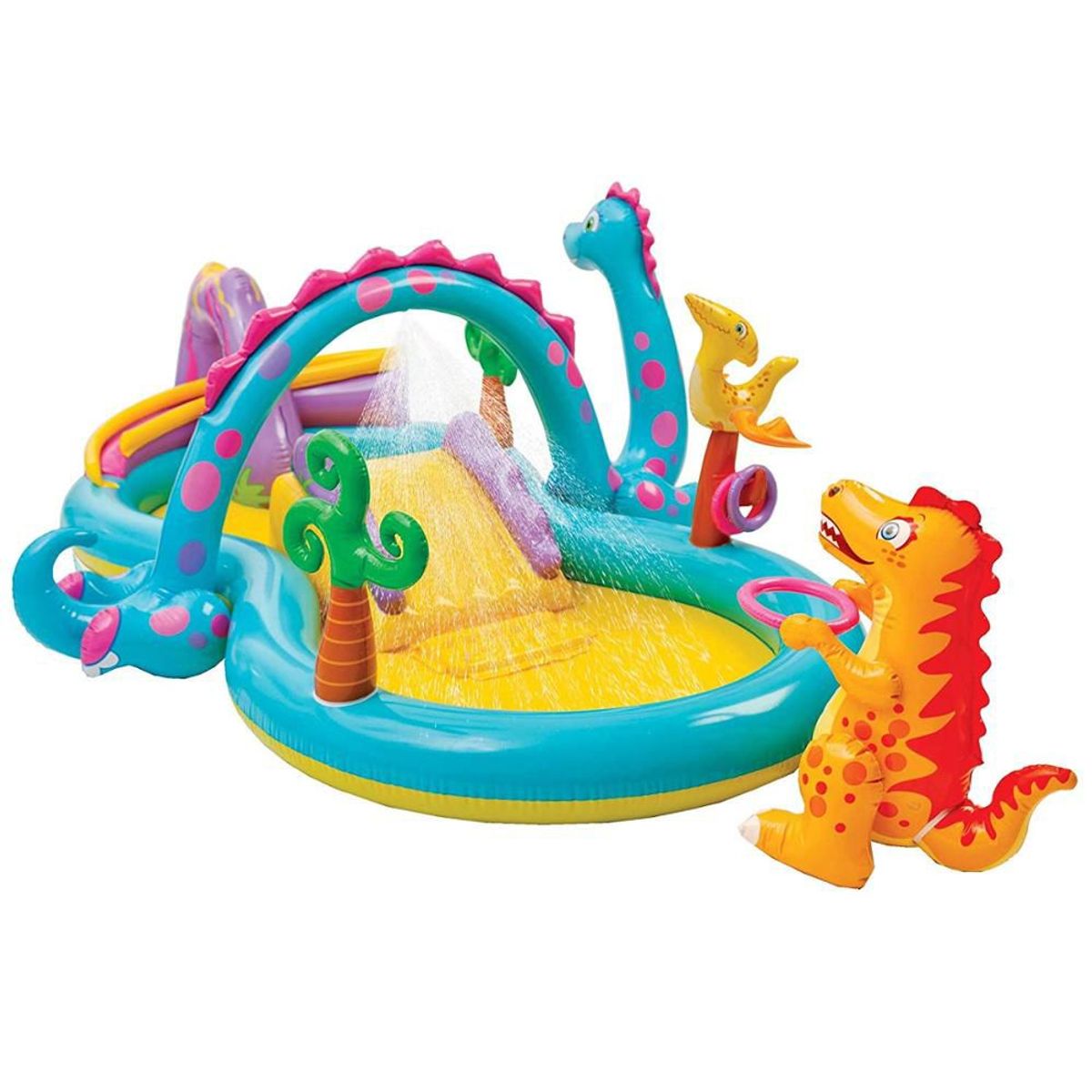 INTEX - Intex - Piscina Inflable  con centro de juegos Dinoland