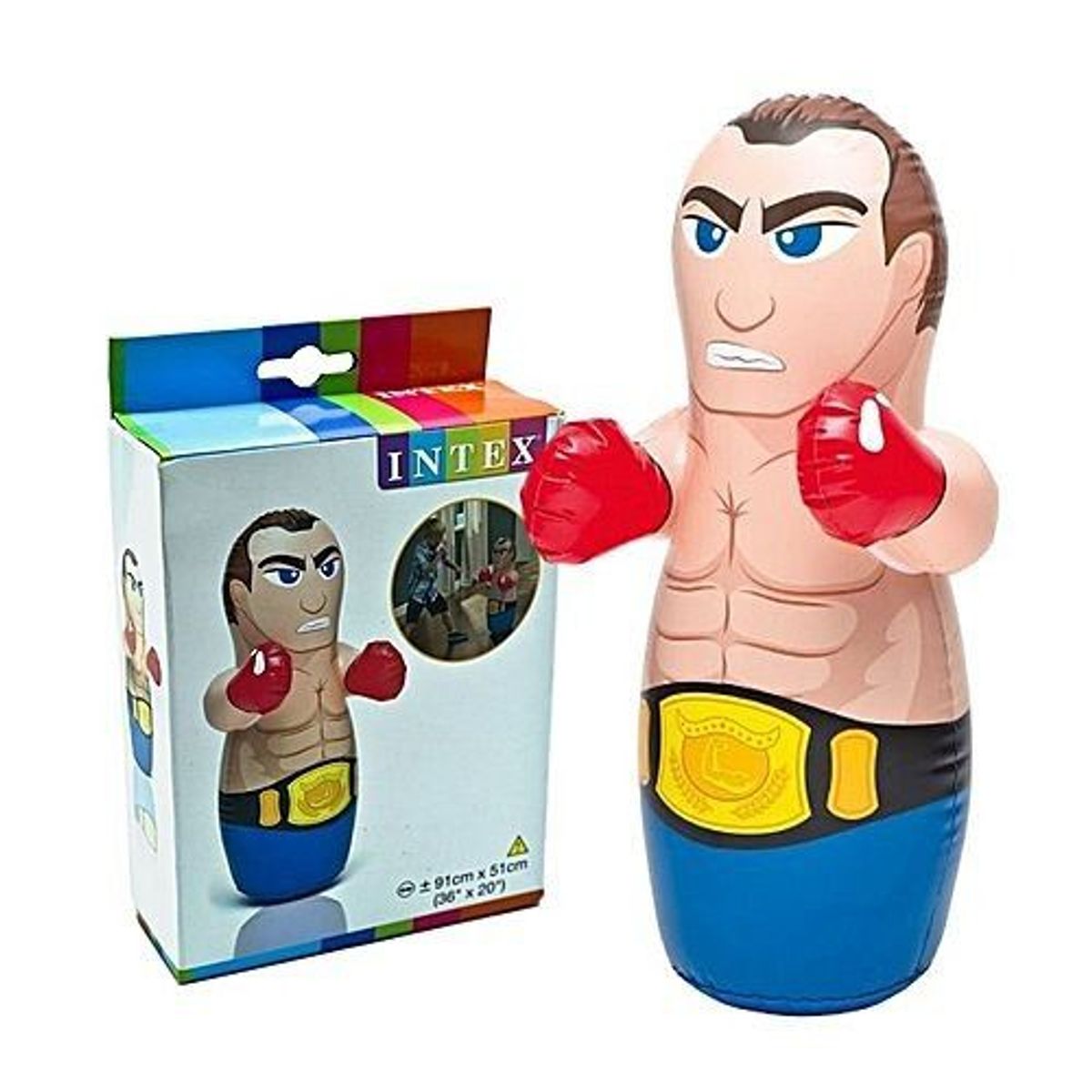 INTEX - Porfiado Inflable Luchador - Intex